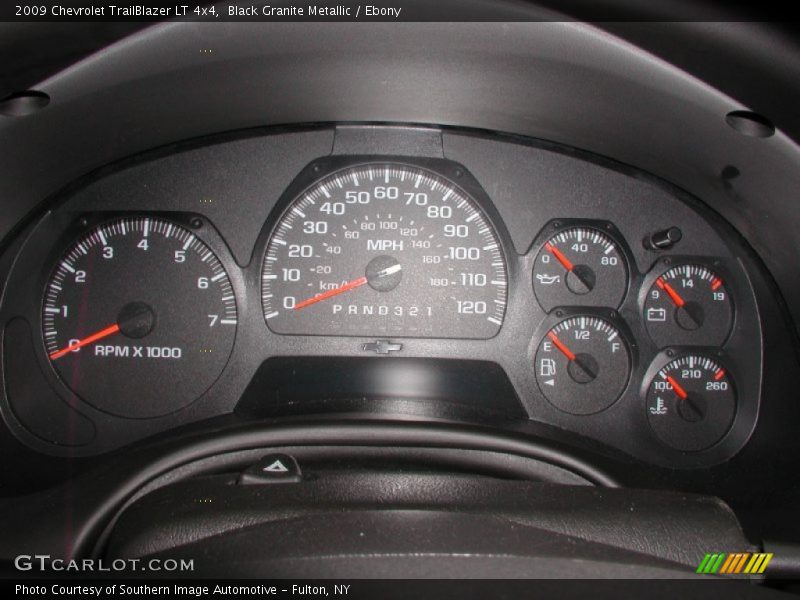 Black Granite Metallic / Ebony 2009 Chevrolet TrailBlazer LT 4x4