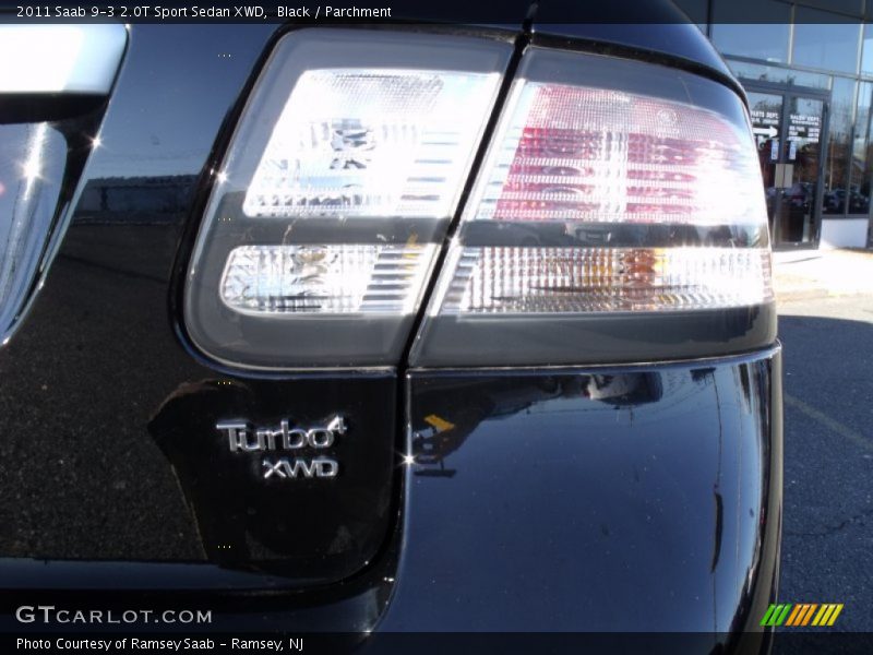 Black / Parchment 2011 Saab 9-3 2.0T Sport Sedan XWD