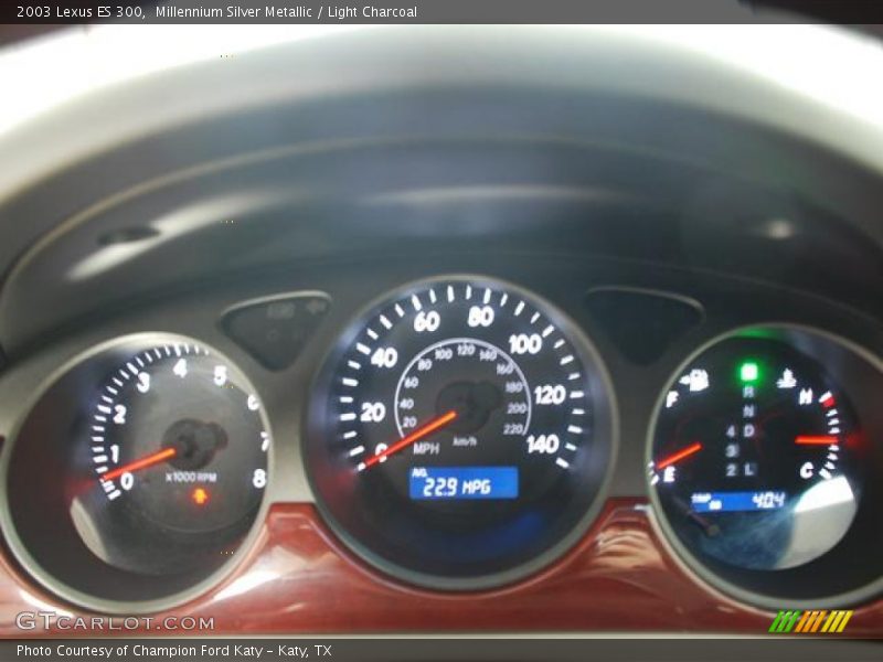 Millennium Silver Metallic / Light Charcoal 2003 Lexus ES 300