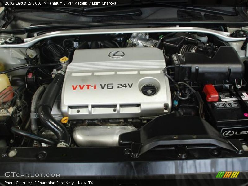 Millennium Silver Metallic / Light Charcoal 2003 Lexus ES 300