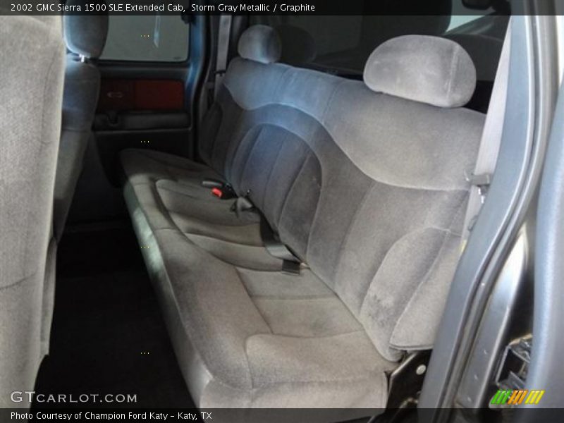  2002 Sierra 1500 SLE Extended Cab Graphite Interior