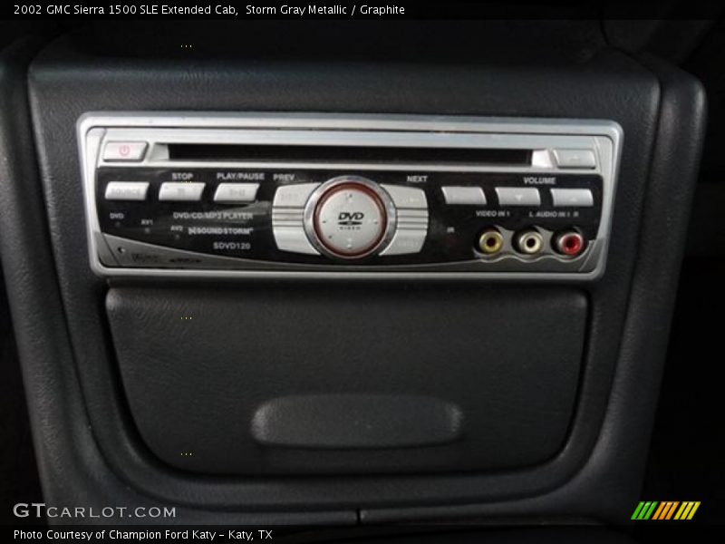 Storm Gray Metallic / Graphite 2002 GMC Sierra 1500 SLE Extended Cab
