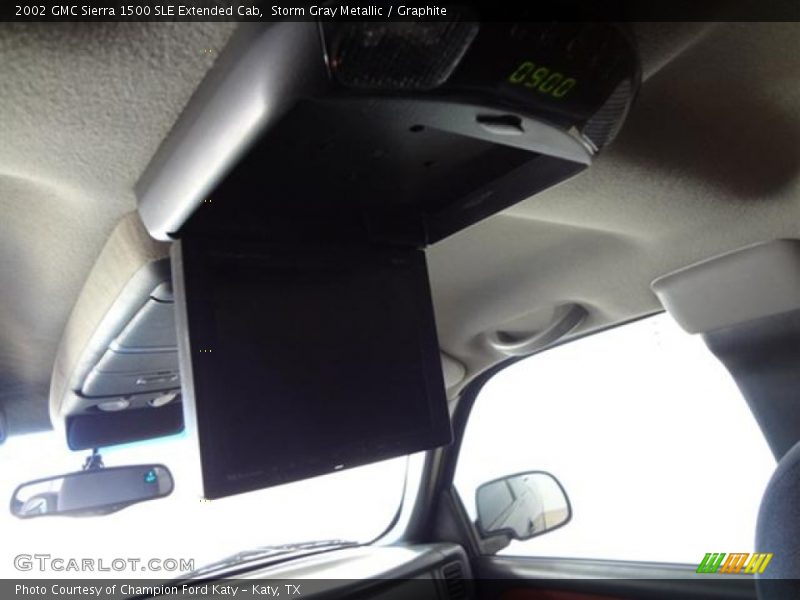 Storm Gray Metallic / Graphite 2002 GMC Sierra 1500 SLE Extended Cab