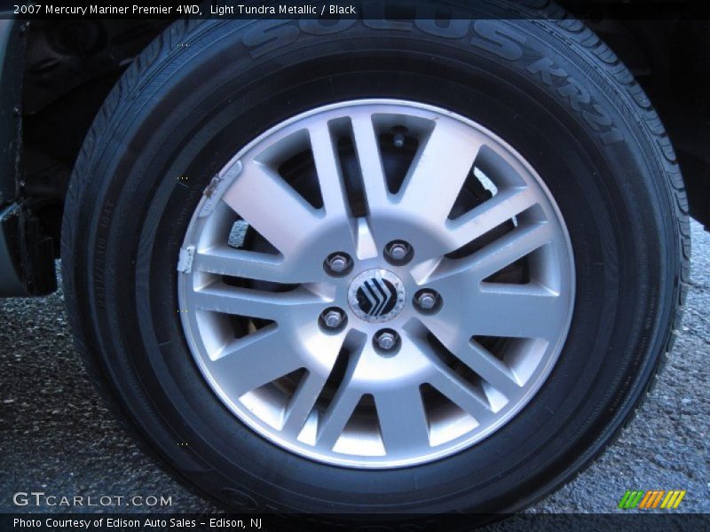 Light Tundra Metallic / Black 2007 Mercury Mariner Premier 4WD