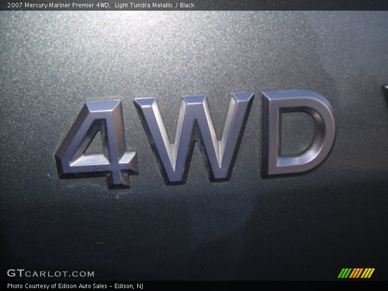 Light Tundra Metallic / Black 2007 Mercury Mariner Premier 4WD
