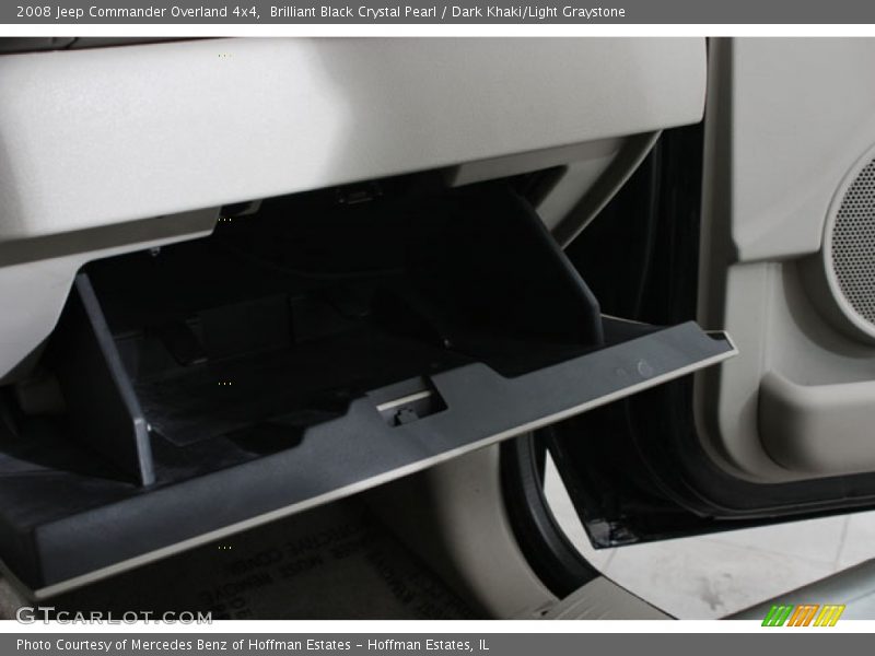 Brilliant Black Crystal Pearl / Dark Khaki/Light Graystone 2008 Jeep Commander Overland 4x4