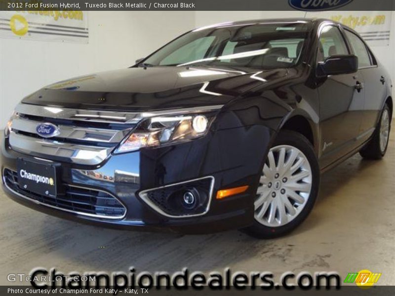 Tuxedo Black Metallic / Charcoal Black 2012 Ford Fusion Hybrid