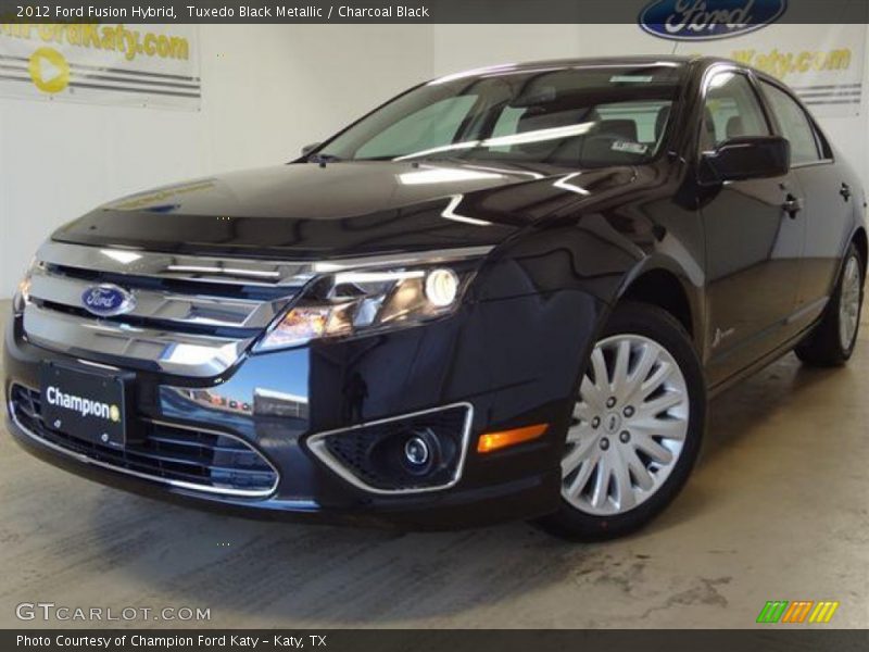 Tuxedo Black Metallic / Charcoal Black 2012 Ford Fusion Hybrid