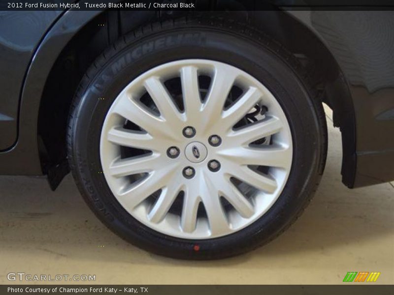 Tuxedo Black Metallic / Charcoal Black 2012 Ford Fusion Hybrid