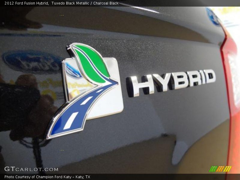 Tuxedo Black Metallic / Charcoal Black 2012 Ford Fusion Hybrid