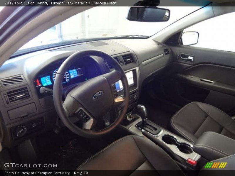 Tuxedo Black Metallic / Charcoal Black 2012 Ford Fusion Hybrid