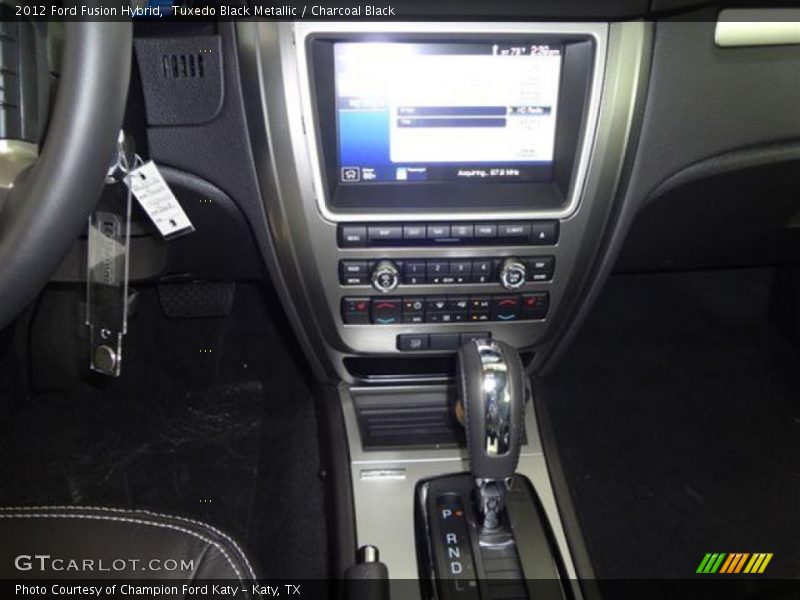 Tuxedo Black Metallic / Charcoal Black 2012 Ford Fusion Hybrid
