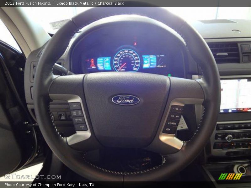 Tuxedo Black Metallic / Charcoal Black 2012 Ford Fusion Hybrid