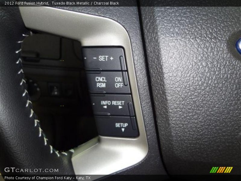 Tuxedo Black Metallic / Charcoal Black 2012 Ford Fusion Hybrid
