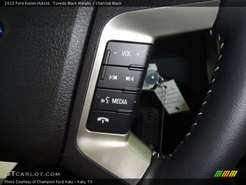 Tuxedo Black Metallic / Charcoal Black 2012 Ford Fusion Hybrid