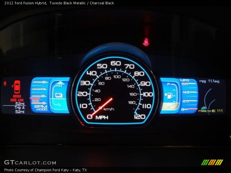 Tuxedo Black Metallic / Charcoal Black 2012 Ford Fusion Hybrid