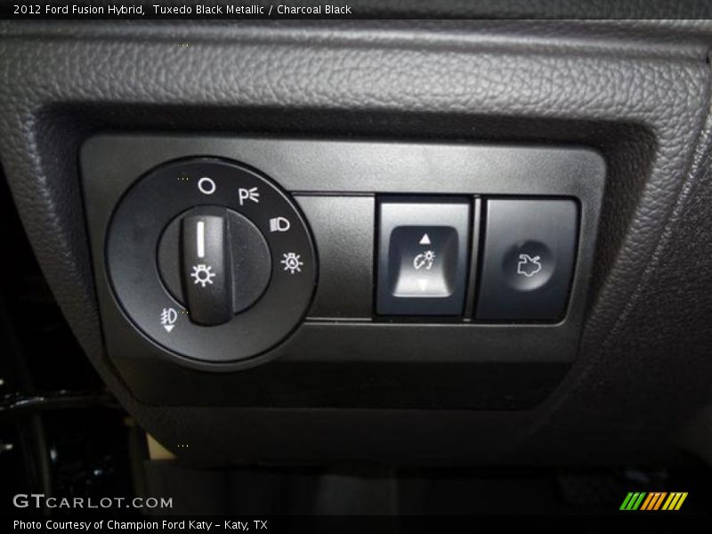 Tuxedo Black Metallic / Charcoal Black 2012 Ford Fusion Hybrid