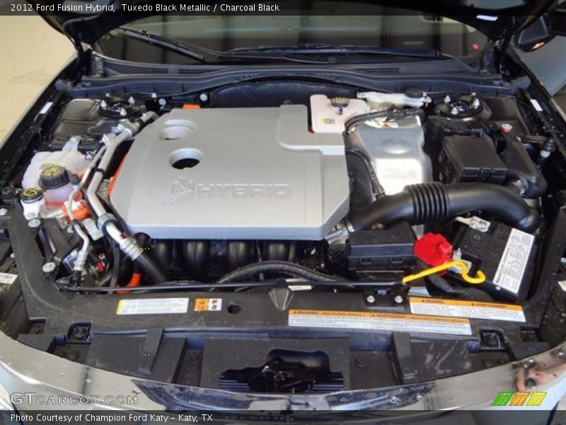Tuxedo Black Metallic / Charcoal Black 2012 Ford Fusion Hybrid