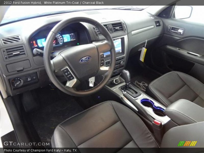 Charcoal Black Interior - 2012 Fusion Hybrid 