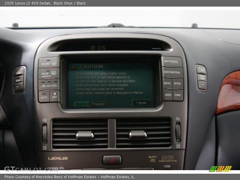 Black Onyx / Black 2005 Lexus LS 430 Sedan