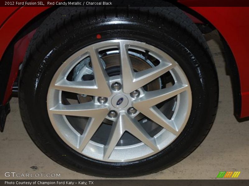 Red Candy Metallic / Charcoal Black 2012 Ford Fusion SEL