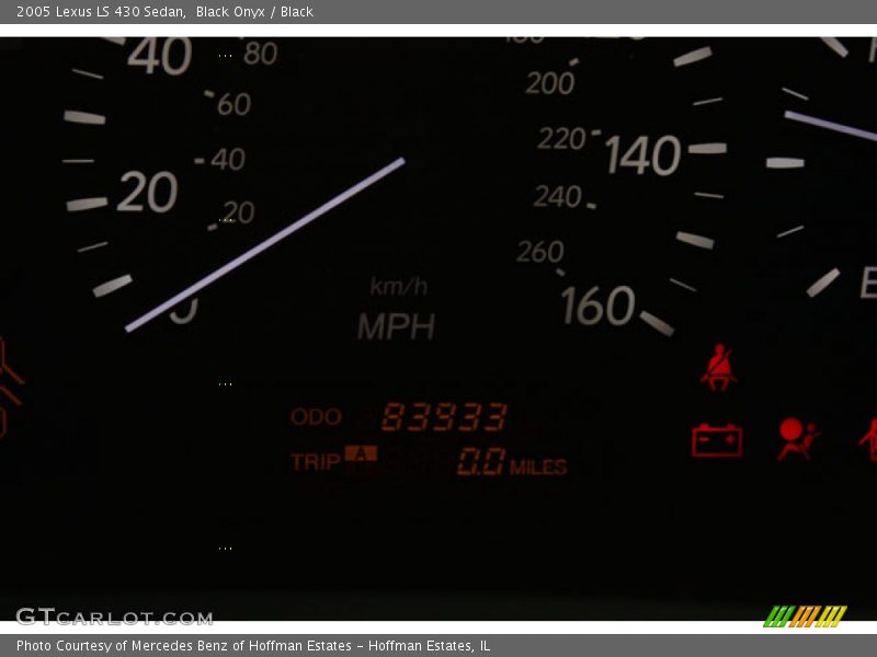 Black Onyx / Black 2005 Lexus LS 430 Sedan