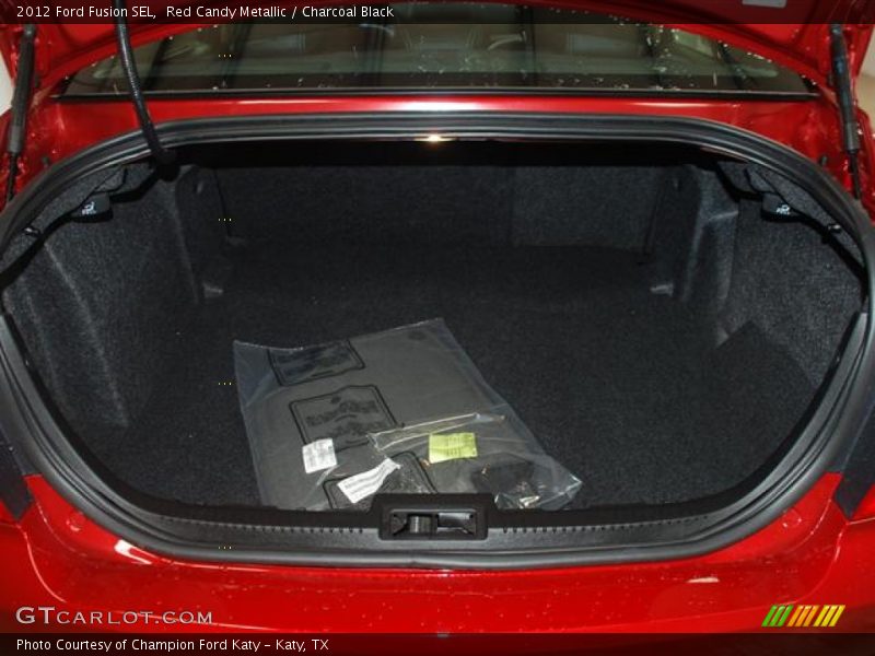 Red Candy Metallic / Charcoal Black 2012 Ford Fusion SEL