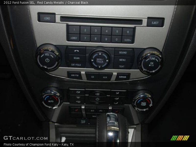 Red Candy Metallic / Charcoal Black 2012 Ford Fusion SEL