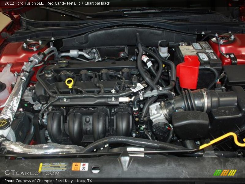 Red Candy Metallic / Charcoal Black 2012 Ford Fusion SEL