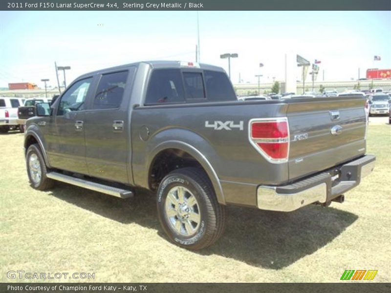 Sterling Grey Metallic / Black 2011 Ford F150 Lariat SuperCrew 4x4