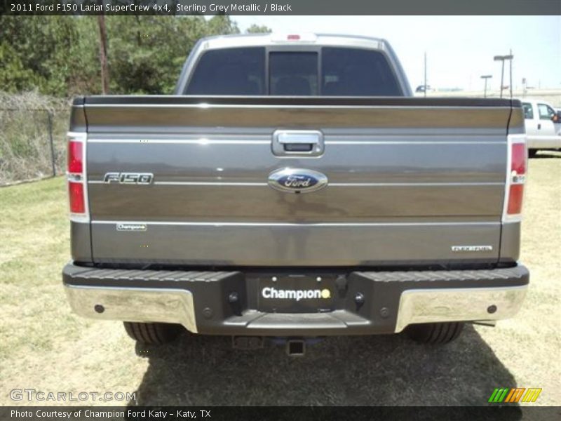 Sterling Grey Metallic / Black 2011 Ford F150 Lariat SuperCrew 4x4