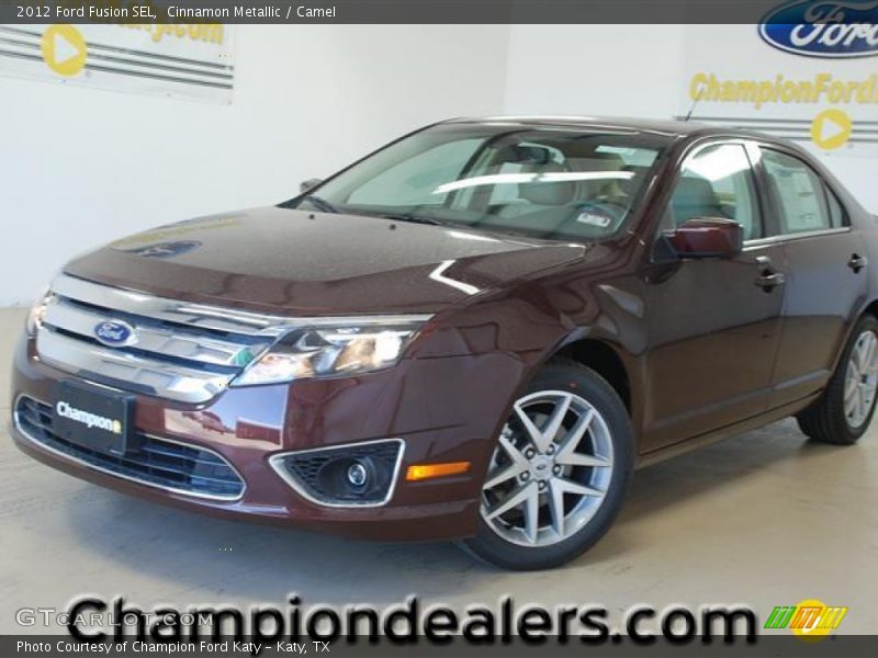 Cinnamon Metallic / Camel 2012 Ford Fusion SEL
