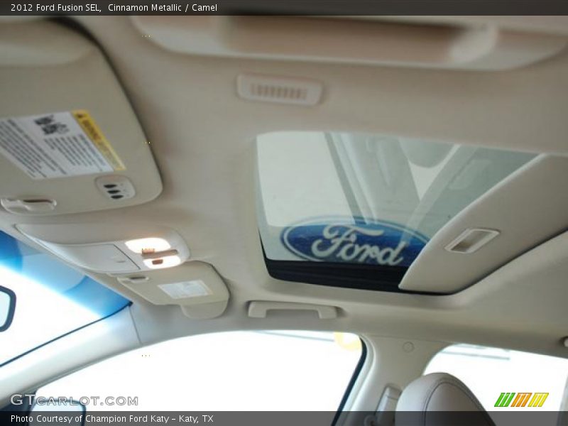 Cinnamon Metallic / Camel 2012 Ford Fusion SEL