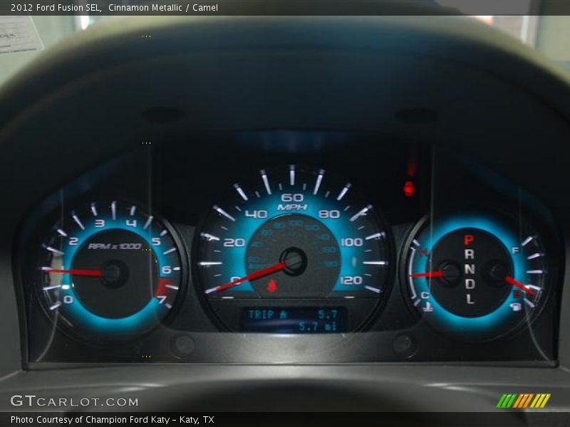Cinnamon Metallic / Camel 2012 Ford Fusion SEL