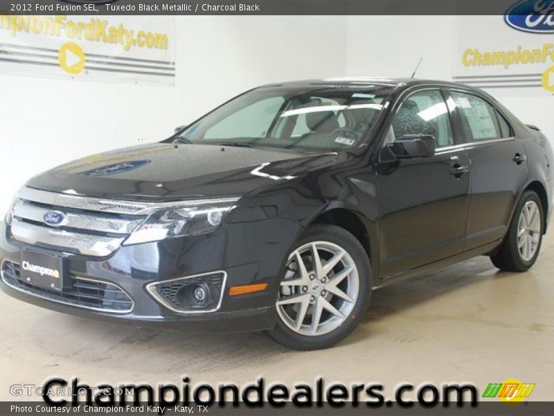 Tuxedo Black Metallic / Charcoal Black 2012 Ford Fusion SEL