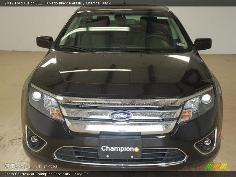 Tuxedo Black Metallic / Charcoal Black 2012 Ford Fusion SEL