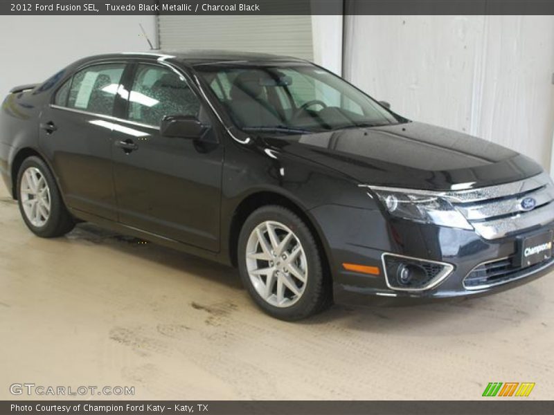 Tuxedo Black Metallic / Charcoal Black 2012 Ford Fusion SEL