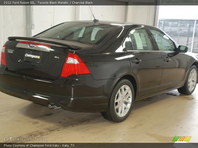 Tuxedo Black Metallic / Charcoal Black 2012 Ford Fusion SEL