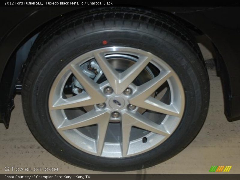 Tuxedo Black Metallic / Charcoal Black 2012 Ford Fusion SEL