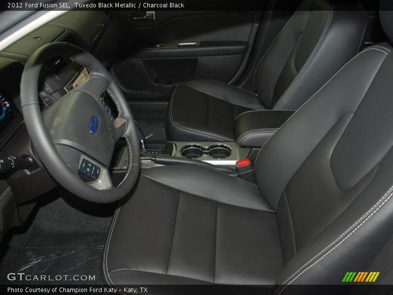 Tuxedo Black Metallic / Charcoal Black 2012 Ford Fusion SEL
