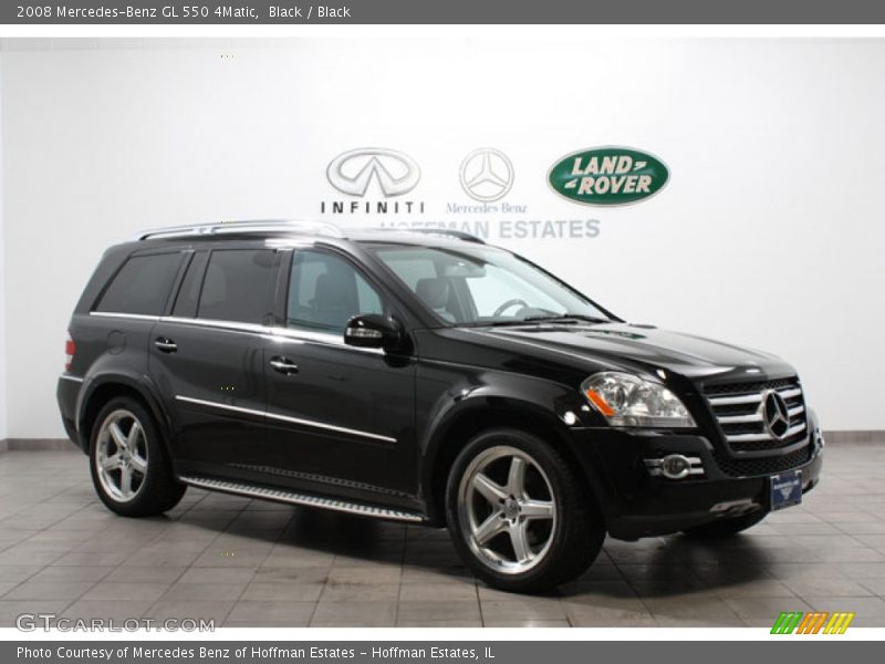 Black / Black 2008 Mercedes-Benz GL 550 4Matic