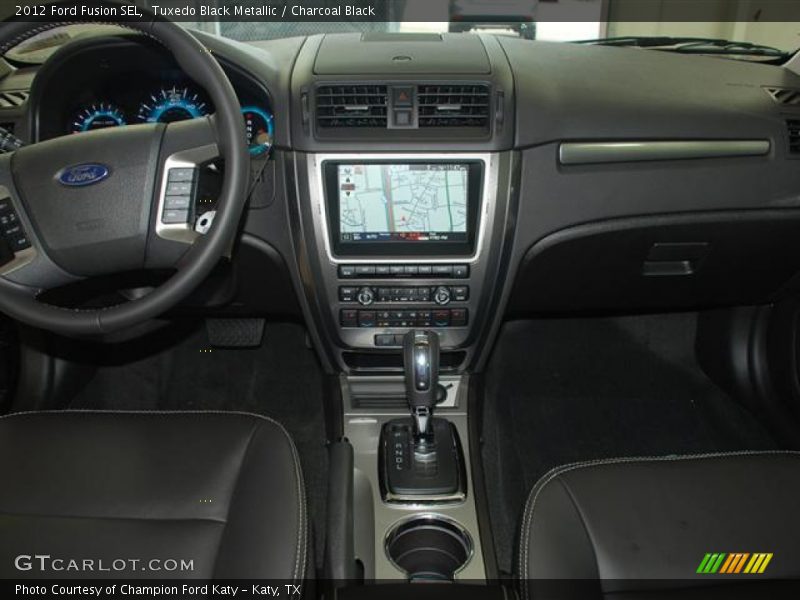 Tuxedo Black Metallic / Charcoal Black 2012 Ford Fusion SEL