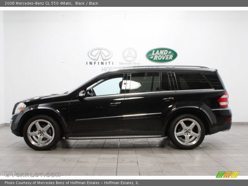 Black / Black 2008 Mercedes-Benz GL 550 4Matic
