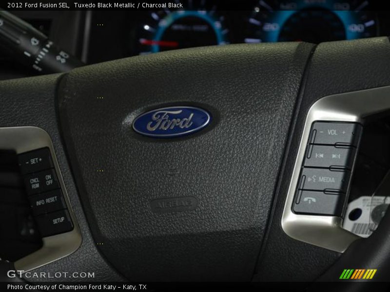 Tuxedo Black Metallic / Charcoal Black 2012 Ford Fusion SEL