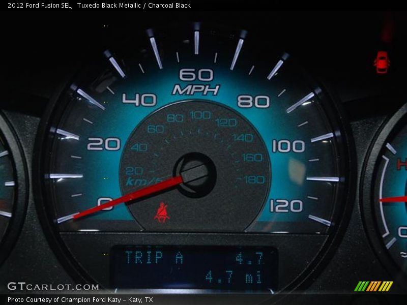 Tuxedo Black Metallic / Charcoal Black 2012 Ford Fusion SEL