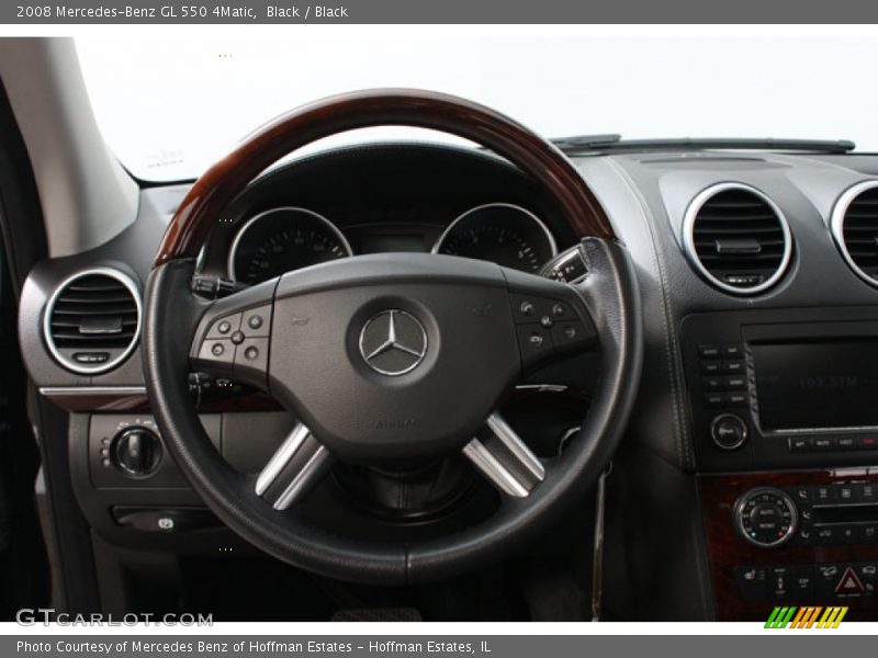 Black / Black 2008 Mercedes-Benz GL 550 4Matic