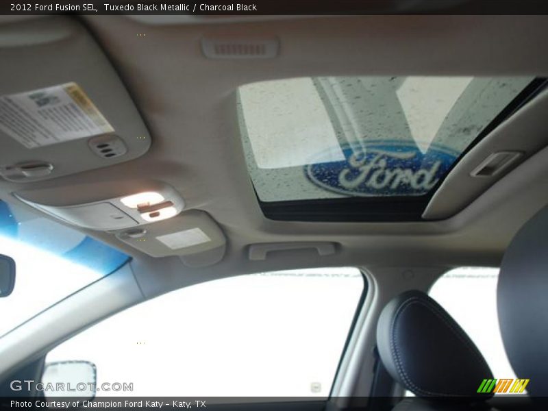 Tuxedo Black Metallic / Charcoal Black 2012 Ford Fusion SEL