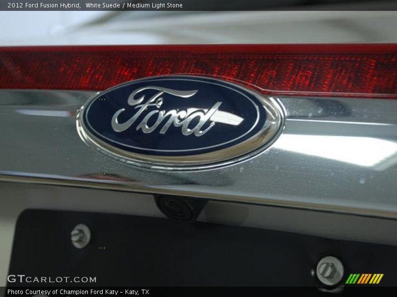 White Suede / Medium Light Stone 2012 Ford Fusion Hybrid