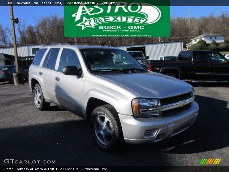 Silverstone Metallic / Light Gray 2006 Chevrolet TrailBlazer LS 4x4