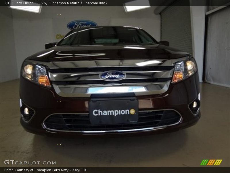 Cinnamon Metallic / Charcoal Black 2012 Ford Fusion SEL V6